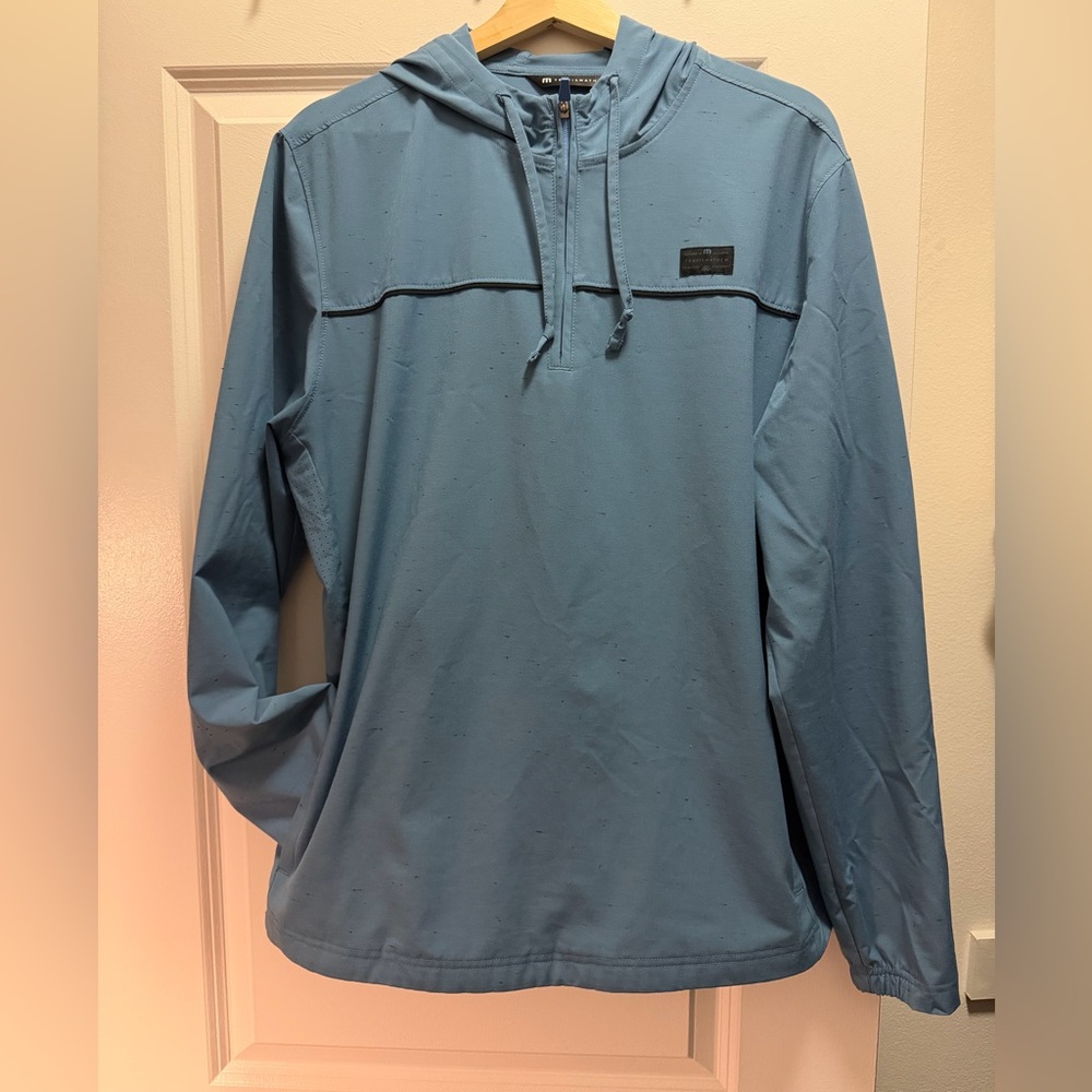 Travis Mathew Wanderlust 1/4 zip hoodie, Men’s L